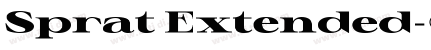 Sprat Extended字体转换